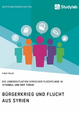 Bürgerkrieg und Flucht aus Syrien. Lebenssituation syrischer Flüchtlinge in Istanbul und der Türkei -  Firat Polat