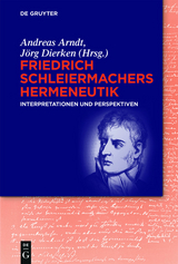 Friedrich Schleiermachers Hermeneutik - 