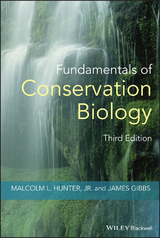 Fundamentals of Conservation Biology -  James P. Gibbs,  Jr. Malcolm L. Hunter