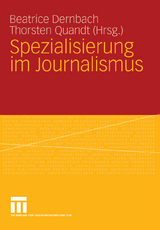 Spezialisierung im Journalismus - 