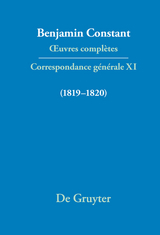 Correspondance générale 1819–1820 - 