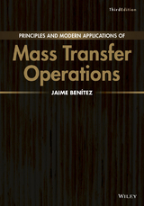 Principles and Modern Applications of Mass Transfer Operations - Jaime Benitez