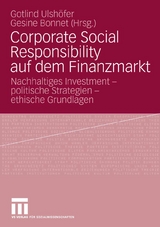 Corporate Social Responsibility auf dem Finanzmarkt - 