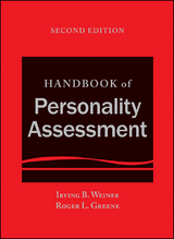 Handbook of Personality Assessment - Irving B. Weiner, Roger L. Greene