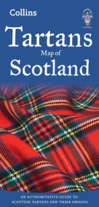 Tartans Map of Scotland - Collins Maps