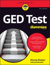 GED Test For Dummies - Shukyn, Murray