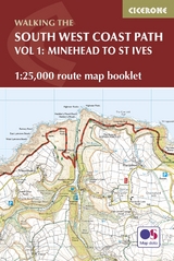 South West Coast Path Map Booklet - Vol 1: Minehead to St Ives - Paddy Dillon