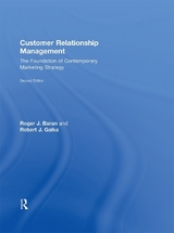 Customer Relationship Management - Baran, Roger J.; Galka, Robert J.