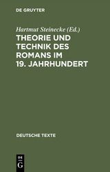 Theorie und Technik des Romans im 19. Jahrhundert - 