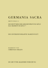 Die Zisterzienserabtei Marienstatt. Die Bistümer der Kirchenprovinz Köln. Das Erzbistum Köln 7 - 