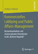 Kommerzielles Lobbying und Public Affairs-Management - Andreas Schieder