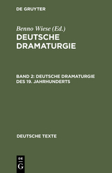 Deutsche Dramaturgie des 19. Jahrhunderts - 