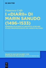 I «Diarii» di Marin Sanudo (1496-1533) -  Francesco Crifò