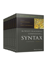 The Wiley Blackwell Companion to Syntax, 8 Volume Set - Everaert, Martin; Van Riemsdijk, Henk