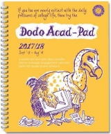 Dodo Acad-Pad 2017-2018 Mid Year Desk Diary, Academic Year, Week to View - 