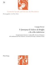 I «Synonyma» di Isidoro di Siviglia e lo «stilus isidorianus» - Giuseppe Botturi