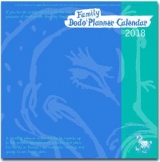 Dodo Family Planner Calendar 2018 - Month to View with 5 Daily Columns - 