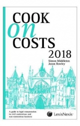 Cook on Costs 2018 - Middleton, Simon; Rowley, Master Jason