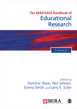 BERA/SAGE Handbook of Educational Research - 