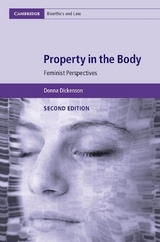 Property in the Body - Dickenson, Donna