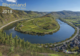 Rheinland 2018 Wandkalender A4 quer Spiralbindung 28 Blatt mit 56 Seiten - klaes-regio Fotoverlag; Rheinischer Verein für Denkmalpflege und Landschaftsschutz e.V.