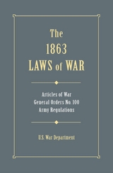 1863 Laws of War -  U.S. War Department