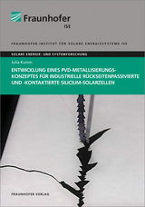 Entwicklung eines PVD-Metallisierungskonzeptes für industrielle rückseitenpassivierte und -kontaktierte Silicium-Solarzellen - Julia Kumm