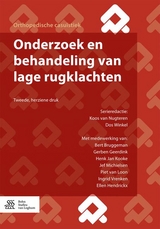 Onderzoek En Behandeling Van Lage Rugklachten - Van Nugteren, Koos; Winkel, Dos; Bruggeman, Bert; Geerdink, Gerben; Kooke, Henk Jan