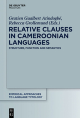 Relative Clauses in Cameroonian Languages - 