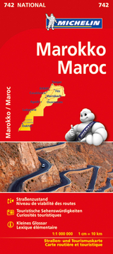 Michelin Nationalkarte Marokko 1 : 1.000 000 - Michelin