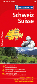 Michelin Karte Schweiz. Suisse