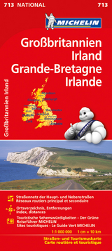 Michelin Karte Großbritannien / Irland. Grande-Bretagne, Irlande - 