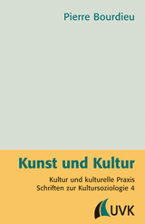 Kunst und Kultur - Bourdieu, Pierre