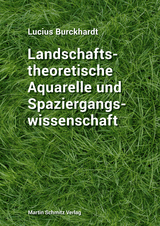 Landschaftstheoretische Aquarelle und Spaziergangswissenschaft - Lucius Burckhardt