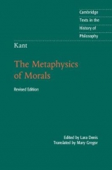 Kant: The Metaphysics of Morals - Kant, Immanuel; Denis, Lara