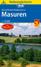 Radwanderkarte BVA Radwandern in Masuren 1:75.000 - 