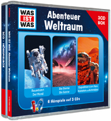 WAS IST WAS 3-CD-Hörspielbox Abenteuer Weltraum - Dr. Manfred Baur, Kurt Haderer, Matthias Falk