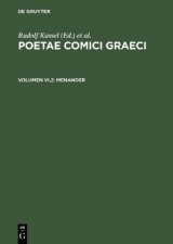 Poetae Comici Graeci / Menander - 