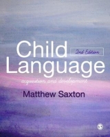 Child Language - Saxton, Matthew