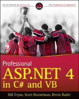 Professional ASP.NET 4 in C# and VB -  Bill Evjen,  Scott Hanselman,  Devin Rader