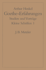 Goethe-Erfahrungen - Arthur Henkel