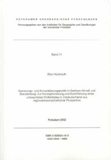 Sanierungs- und Konsolidierungspolitik in Sachsen-Anhalt und Brandenburg - Elke Hochmuth