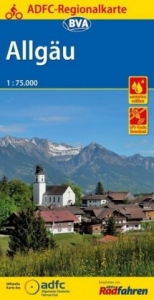ADFC-Regionalkarte Allgäu 1:75.000, reiß- und wetterfest, GPS-Tracks Download - 