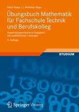 Übungsbuch Mathematik für Fachschule Technik und Berufskolleg - Heinz Rapp, Jörg Matthias Rapp