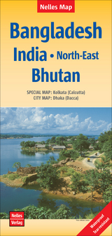 Nelles Map Landkarte Bangladesh; India: North-East; Bhutan - 