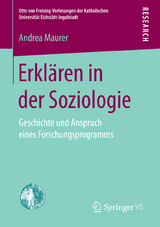 Erklären in der Soziologie - Andrea Maurer