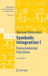 Symbolic Integration I -  Manuel Bronstein