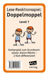 Lese-Reaktionsspiel: Doppelmoppel Level 1 - Christine von Pufendorf