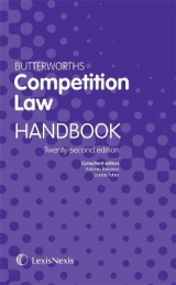 Butterworths Competition Law Handbook - Bavasso, Antonio; Tolley, Louise