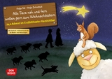 Alle Tiere nah und fern wollen gern zum Weihnachtsstern. Adventskalender - Helga Fell